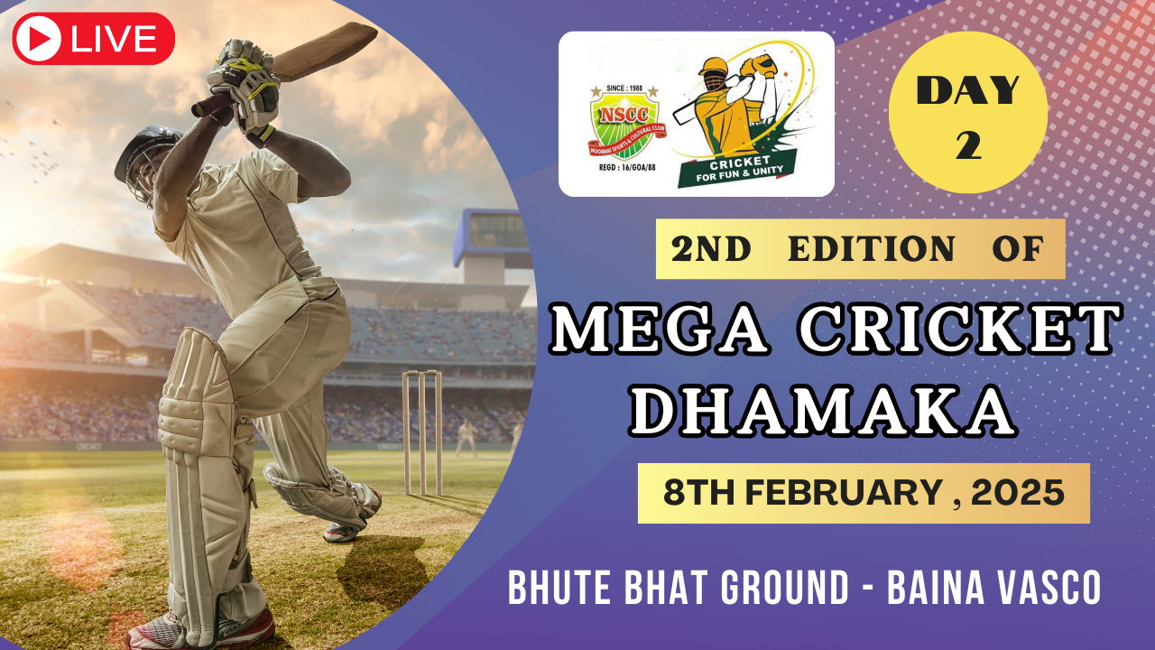LIVE DAY 2 | VASCO | MEGA CRICKET DHAMAKA | 2ND EDITION 